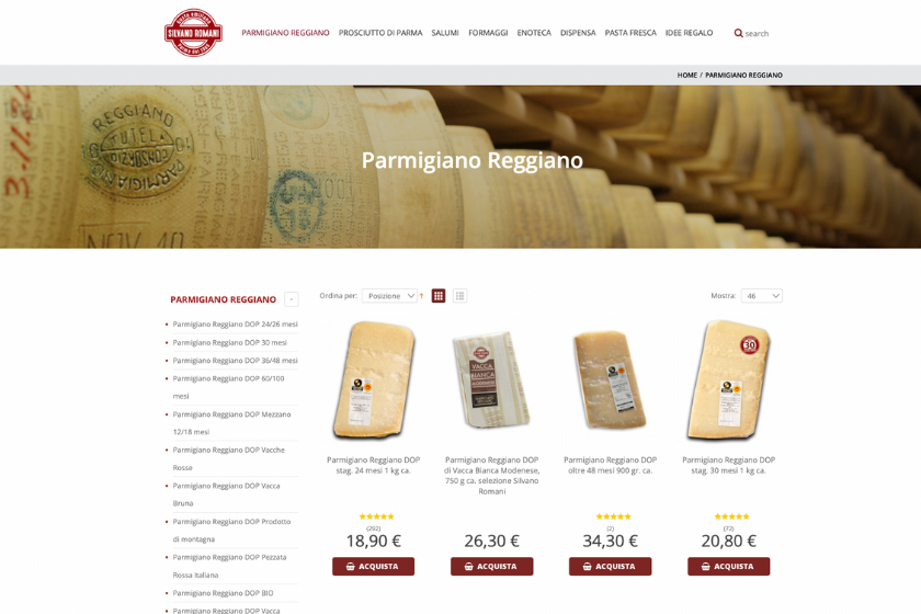 Shop Online Parmigiano Reggiano 